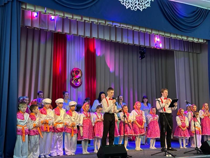 На территории Юргинского муниципального округа в учреждениях культуры проведены концертные программы,в рамках празднования Международного женского дня